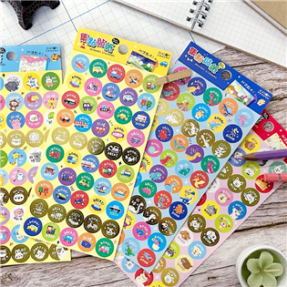 四季紙品禮品 燙金集點貼紙 TZ3019-05~08