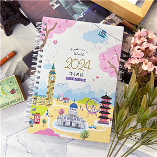 四季紙品禮品 2023年32K跨年線圈週誌 行事曆 手帳