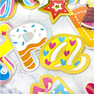 四季紙品禮品 派對紙掛旗 生日掛旗 生日派對裝飾 GM0