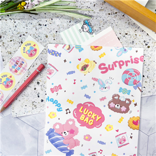 四季紙品禮品 FUWA FUWA系列 牛皮立體袋(大) 