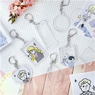 四季紙品禮品 DIY壓克力鎖圈 DIY243-01~06