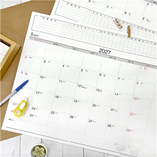 四季紙品禮品 2027年超值四開桌曆 月曆 年曆 行事曆
