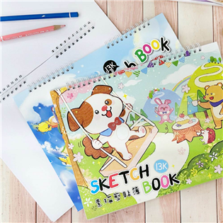 四季紙品禮品 13K雙線圈剪貼簿 繪圖 畫冊 素描本 T