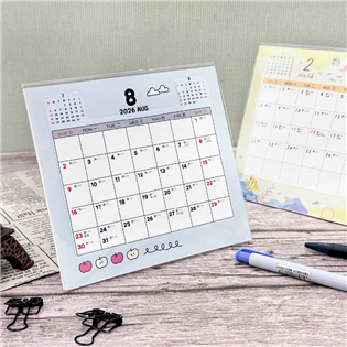 四季紙品禮品 2026年超值40KPET桌曆 月曆 行事