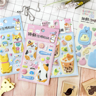 四季紙品禮品 掛飾泡棉貼紙 TZ4520