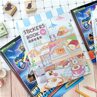 四季紙品禮品 貼紙簿16K 貼紙蒐集冊 ZT1603-0