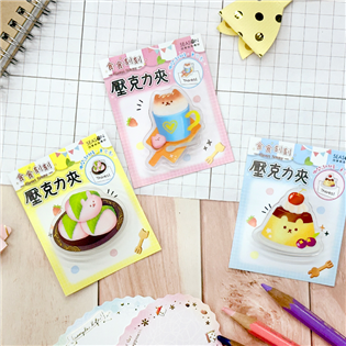 四季紙品禮品 食食刻刻 壓克力夾 SA5002-01~0