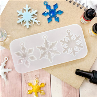 四季紙品禮品 矽膠模具 雪花 AC6501-01