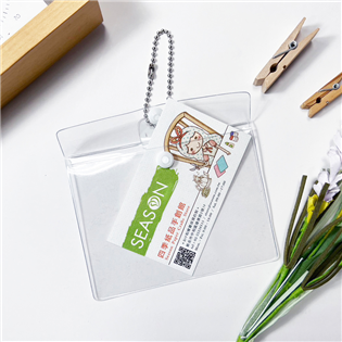 四季紙品禮品 隨身PVC掛袋(小) 證件套 識別證套 A