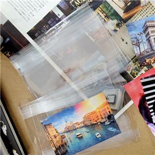 四季紙品禮品 OPP背膠平口袋-4x6橫 相片展示套 手