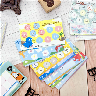 四季紙品禮品 集點卡單面10格 AQ3509-05~08