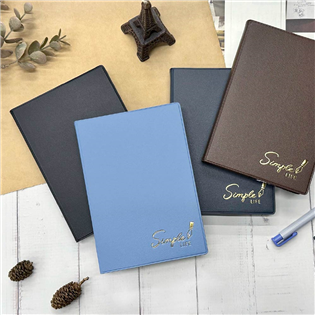 四季紙品禮品 皮革50K厚筆記 筆記本 橫線 空白 方格