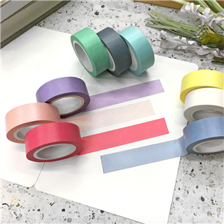 四季紙品禮品 紙膠帶 素色 單色 貼紙 DIY SD01