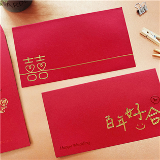 四季紙品禮品 燙金大紅包袋 婚禮 SR3008