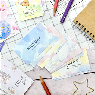 四季紙品禮品 萬用主題小卡組 禮卡 留言 謝卡 AQ35