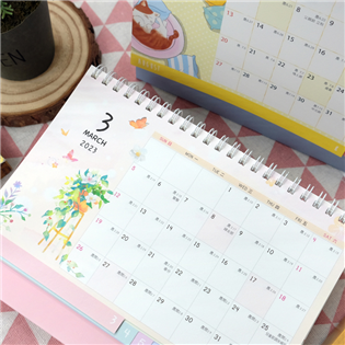 四季紙品禮品 2023年超值25K分層桌曆 月曆 行事曆