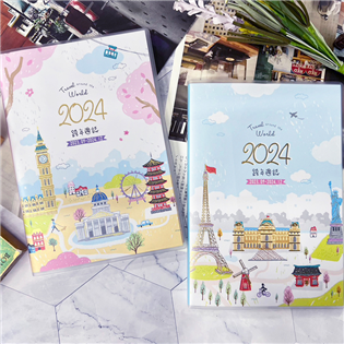 四季紙品禮品 2023年32K跨年輕週誌 行事曆 手帳 