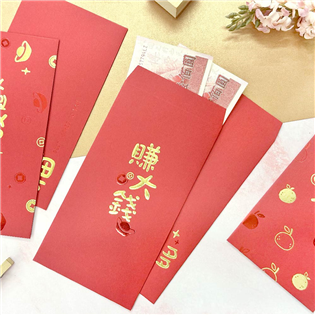 四季紙品禮品 燙金大紅包袋 過年 祝壽 SR3010-0