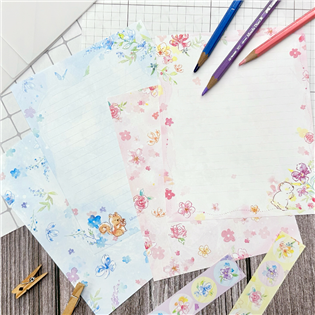 四季紙品禮品 信套組 信紙 信封 ST7002-01~0