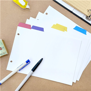 四季紙品禮品 32K資料卡索引頁 LD3207-01