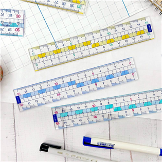 四季紙品禮品 15公分雙向尺 直尺 CK006-07~0