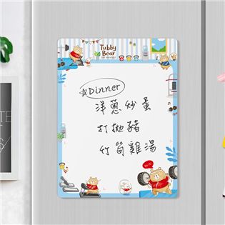 四季紙品禮品 Tubby Bear系列 磁性冰箱留言板 