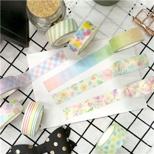 四季紙品禮品 紙膠帶 彩印 和紙 DIY SD009