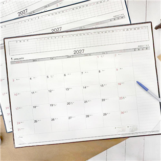 四季紙品禮品 2027年超值四開桌曆(附墊) 月曆 年曆