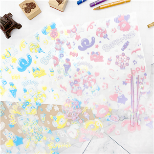 四季紙品禮品 FUWA FUWA 摺底禮物袋(大) 5入