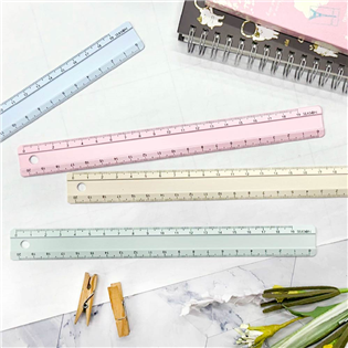 四季紙品禮品 防滑鋁尺20cm CK021