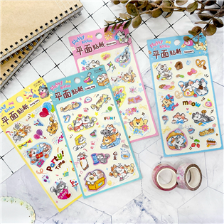 四季紙品禮品 平面貼紙 TZ2023-23~26
