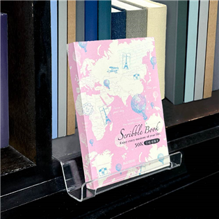 四季紙品禮品 壓克力書本廣告展示架 AA1089