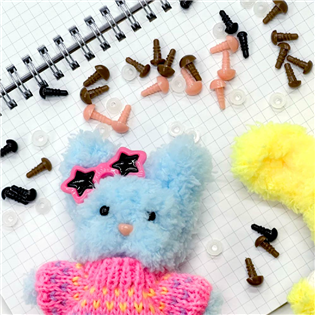 四季紙品禮品 扭扭棒配件 眼睛 鼻子 手作 DIY237