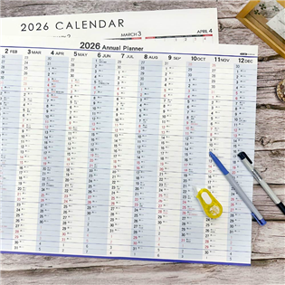 四季紙品禮品 2026年超值4K年曆 月曆 行事曆 NL