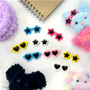 四季紙品禮品 扭扭棒配件貼片 眼鏡 手作 DIY239-