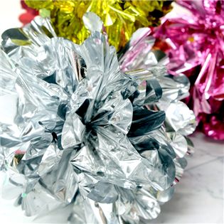 四季紙品禮品 DIY 裝飾花球(小) 金 銀 紅 三色 