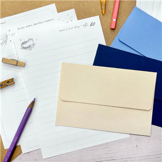 四季紙品禮品 素色信套組 信紙 信封 ST5004-13