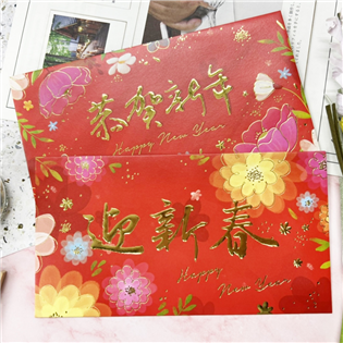 四季紙品禮品 燙金大紅包袋 彩印紅包袋 新年 紅包袋 S