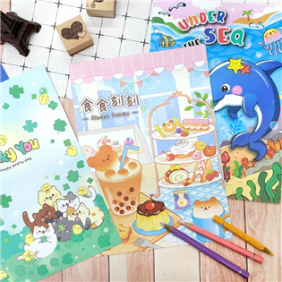 四季紙品禮品 PP墊板19K DB0017-38~40