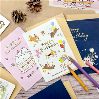 四季紙品禮品 生日卡25K 祝福 慶生 BK2515-4