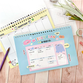 四季紙品禮品 活頁自填週計劃 ZL0401-03~04