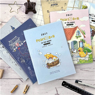 四季紙品禮品 2026年25K跨年膠皮月誌 行事曆 手帳