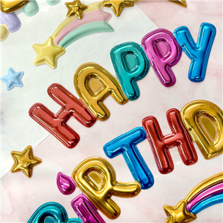 四季紙品禮品 立體壁貼 生日派對裝飾 BT014