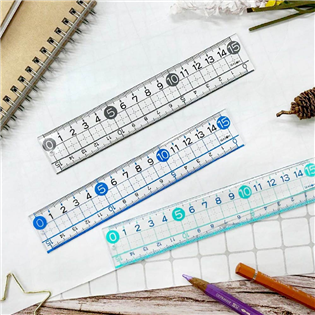 四季紙品禮品 大字尺15公分 直尺 CK013-13~1
