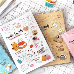 四季紙品禮品 Foodie Friends系列32K手記