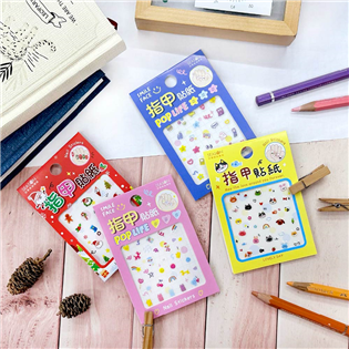 四季紙品禮品 指甲貼紙 TZ3521-18~21