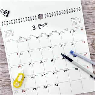 四季紙品禮品 2026年超值9K三年掛曆 月曆 行事曆 