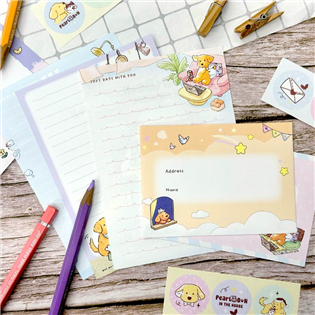 四季紙品禮品 信套組(小) 信紙 信封 ST3801-0