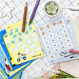 四季紙品禮品 集點卡雙面50格 AQ6005-03~04