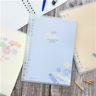 四季紙品禮品 薄型25K6孔PP夾 A5 資料夾 RK3